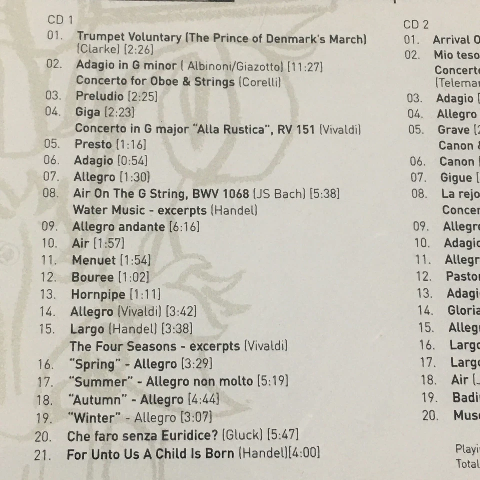 The Classic Baroque Album - The Classic Lifestyle Series Vol 08 - Image 4 of 4