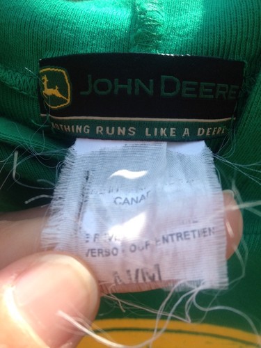 Vintage John Deere Teen Hoodie Shirt Unisex Long Long Sleeves Small!! - Picture 3 of 9
