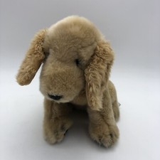 FAO Toys R Us Plush Dog 10" Blue Ribbon 2013 Geoffrey Surface Washable Made