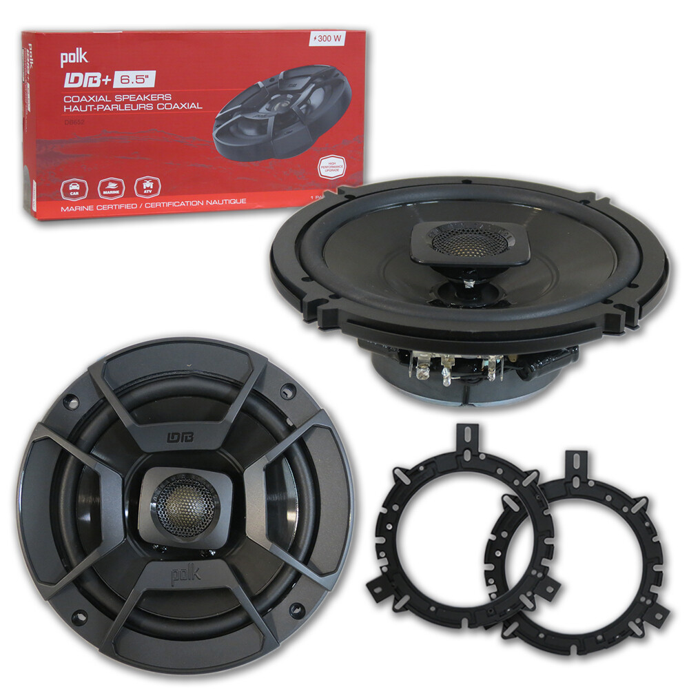Brand New Polk Audio 2-way Car Audio Boat Marine Coaxial Speakers  Pair