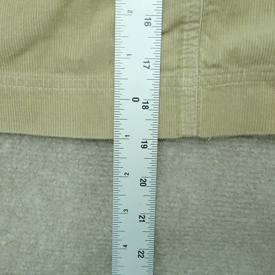 Falda Arquitecta Hasta la Rodilla Para Mujer Talla 14 Pequeña Tostada Beige Pana 100% Algodón Foto 4 de 4