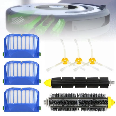 OCTODER Replacement Parts Kit for iRobot Roomba 600 Series Vacuum Filter Brush Cleaner