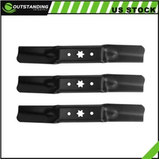 3 Pack Mower Blades For Cub Cadet MTD 942-05052A XT1 XT2 50" Deck 742-05052A