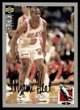 1994-95 Collector's Choice Silver Signatures #318 Khalid Reeves Miami Heat