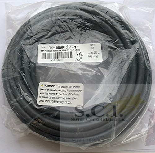 Motion Pro Tygon Grey Fuel Line - 5/16 Inch ID X 25 Foot Premium Gasoline Hose