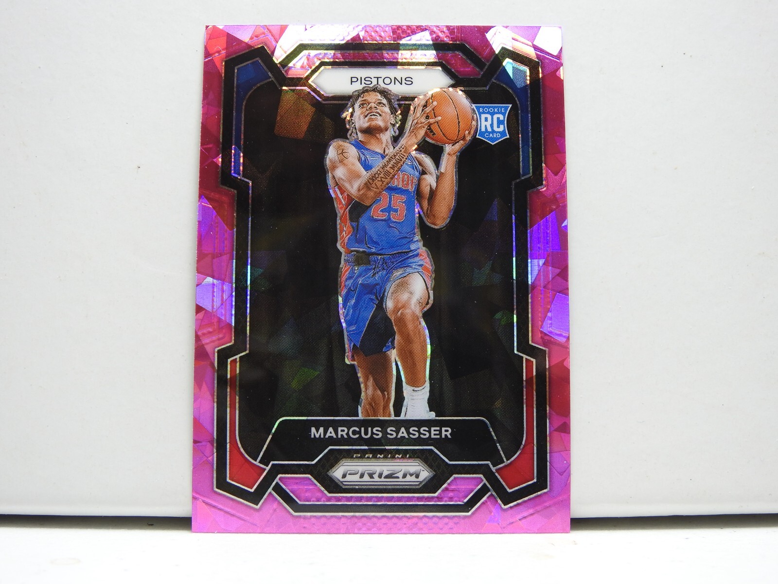 2023 Panini Prizm Marcus Sasser RC Pink Ice #174 Detroit Pistons