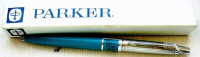RARE  PARKER JOTTER    BALLPEN in TOURQUISE, U.S.A, MADE !ORIGINALBOX 1961 !