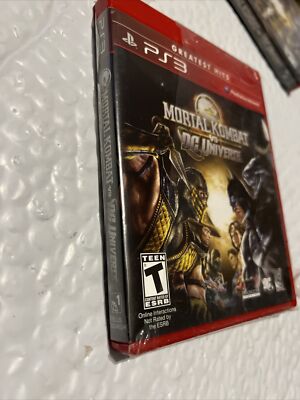 Mortal Kombat vs. DC Universe Greatest Hits PS3  Sony Brand New Ripped Off Seal