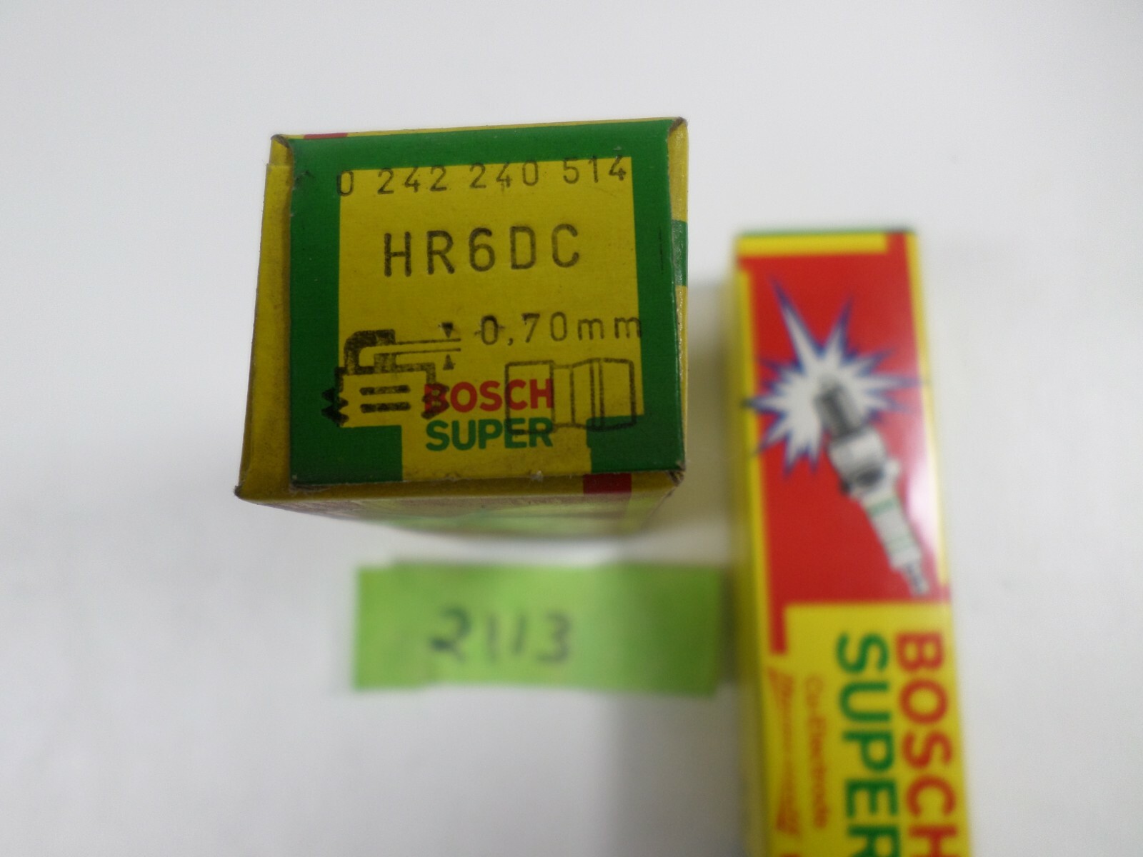 RARE NOS - Bosch Super Cu-Electrode thermo-elastic Spark Plug - Part # - HR6DC