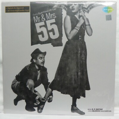 Mr & Mrs 55 LP Vinyl Record O P Nayyar Bollywood Rare Hindi Film Ost Indian Mint