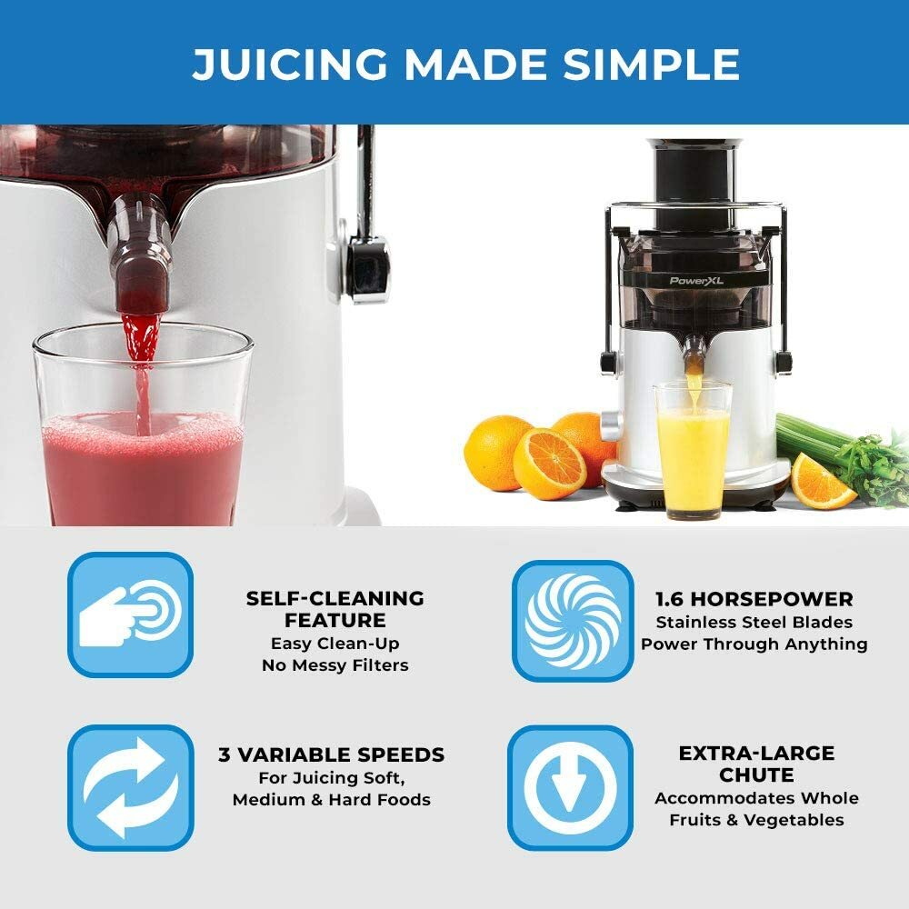 Buy PowerXL Self-Cleaning Juicer Machine Centrifugal Juice Extractor - As  Seen On TV Online in Guatemala. 233738218932