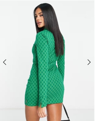 Fila retro mini dress in green (L) | eBay