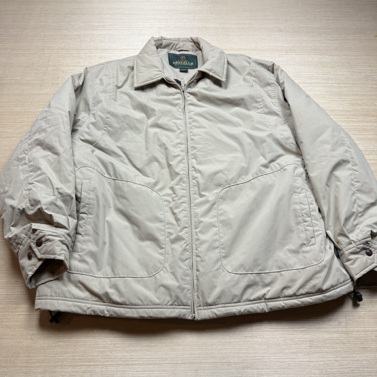 Drizzler by McGregor Jacket Mens XXL Full Zip Plaid Lined Coat