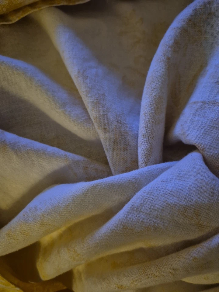 Funda nórdica Pottery Barn Sorrel Toile Harvest Gold COMPLETA/QUEEN usada  Foto 4 de 4