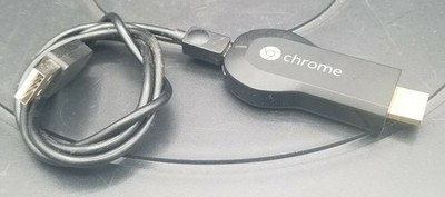 Google Chromecast H2G2-42 HDMI Streaming Media Player Black w/ USB Power Cable
