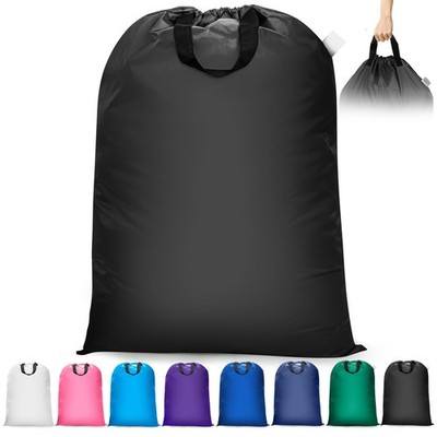 Extra Large Laundry Bag With Handles, Heavy Duty, Travel Laundry Bag for Dirt...