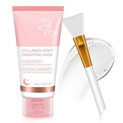 Collagen Night Wrapping Mask, Koreanische Peel-off-Gesichtsmaske mit Collagen,