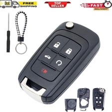 Key Fob Case Cover Replacement Fits for Chevy Cruze Camaro Impala Equinox GMC Te