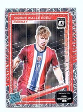 2025-26 Panini FIFA Road to World Cup Sindre Walle Egeli #223 Optic Lazer Prizm