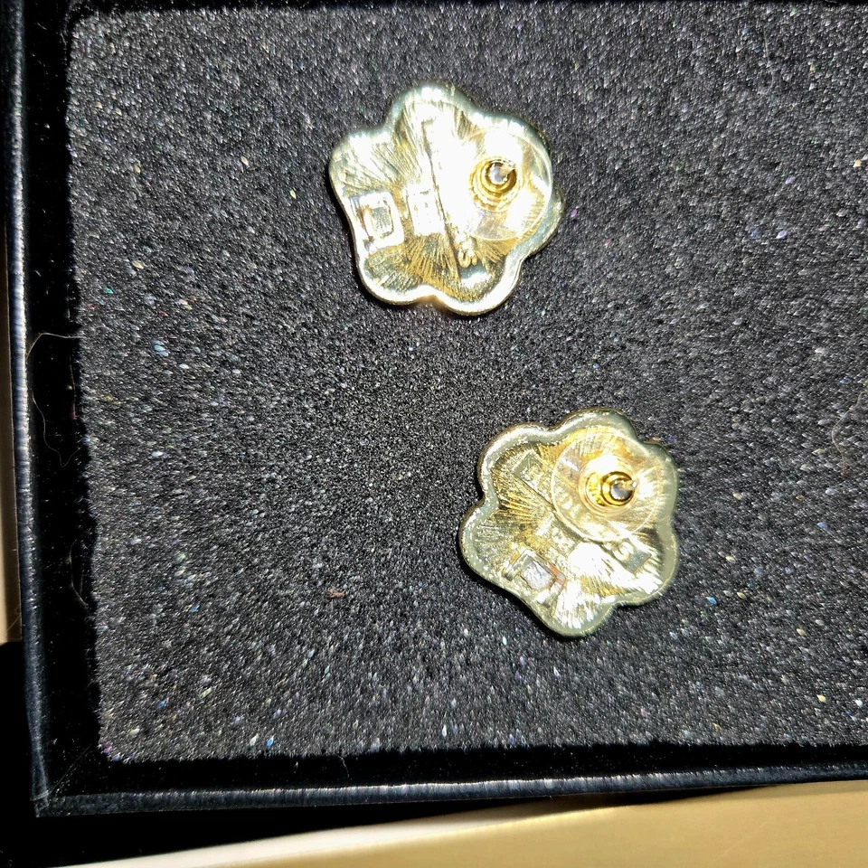 MATCHING Earrings, Paw Print Pin, Rope Neclace ,AUTHENTIC Heidi Daus, Box! - Image 4 of 4