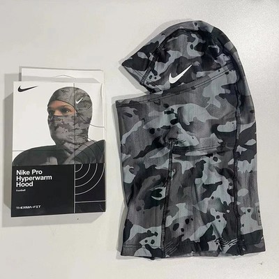 Nike Pro Hyperwarm Ski Mask Hood Therma-Fit - Grey Camo | eBay