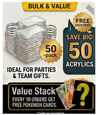  ACRYLIC PHOTO/CARD ART HOLDER | 50 PCS COUNT...