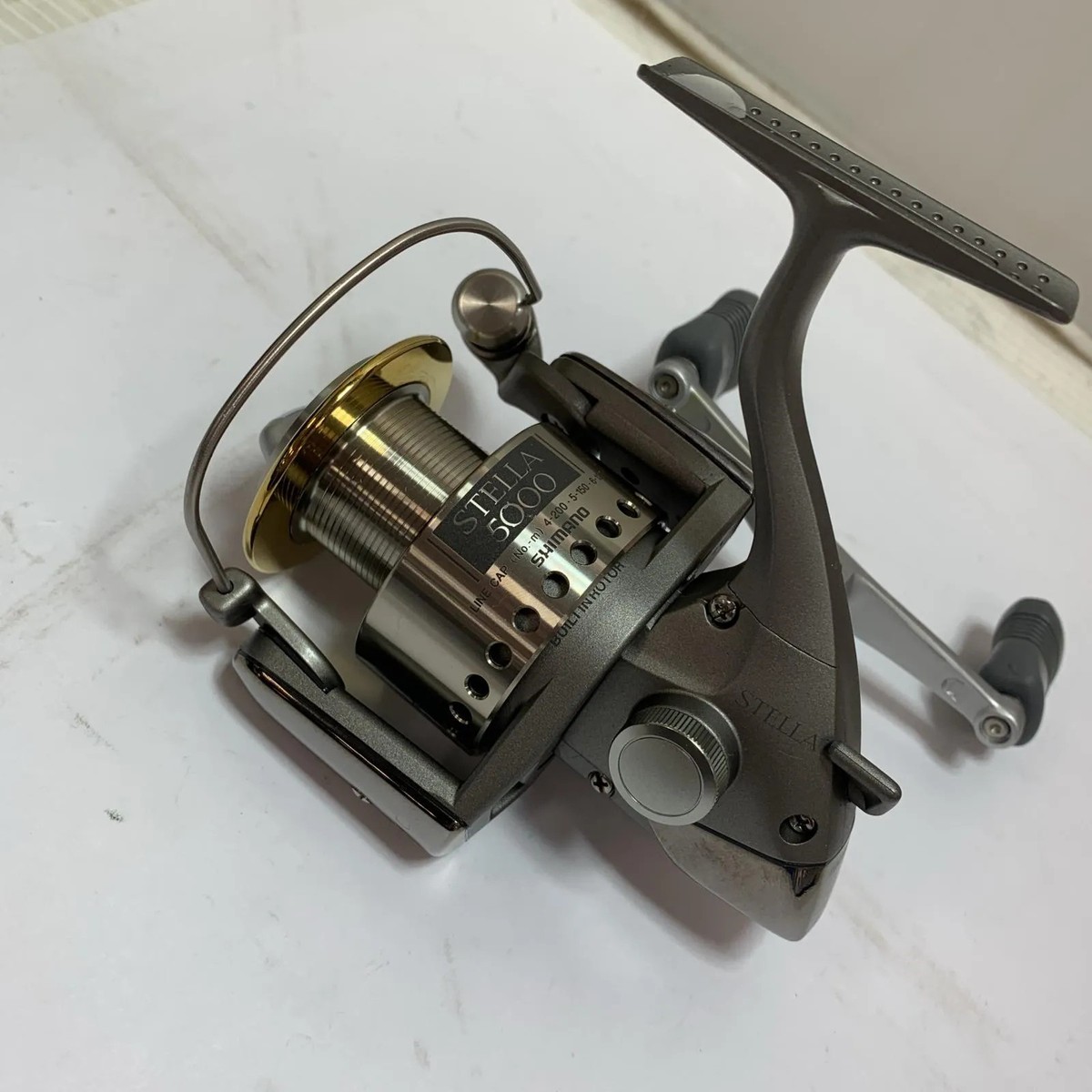SHIMANO - ★★SHIMANO シマノ 95ステラ5000 スピニングリール　袋、取扱説明書付 SC485 SHIMANO 95 Stella 5000 Spinning Reel SC485 Bag and