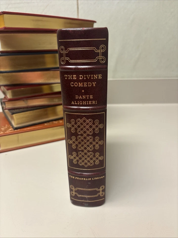 THE DIVINE COMEDY Dante Alighieri 1977 Franklin Library Limited Ed Leather Bound - Image 2 of 4