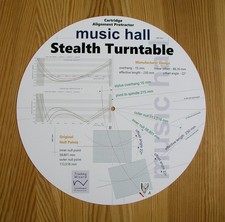 Music Hall Stealth Turntable Tonearm Cartridge Alignment Protractor