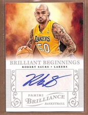 2012-13 Panini Brilliance Brilliant Beginnings Auto #57 Robert Sacre Auto BSK