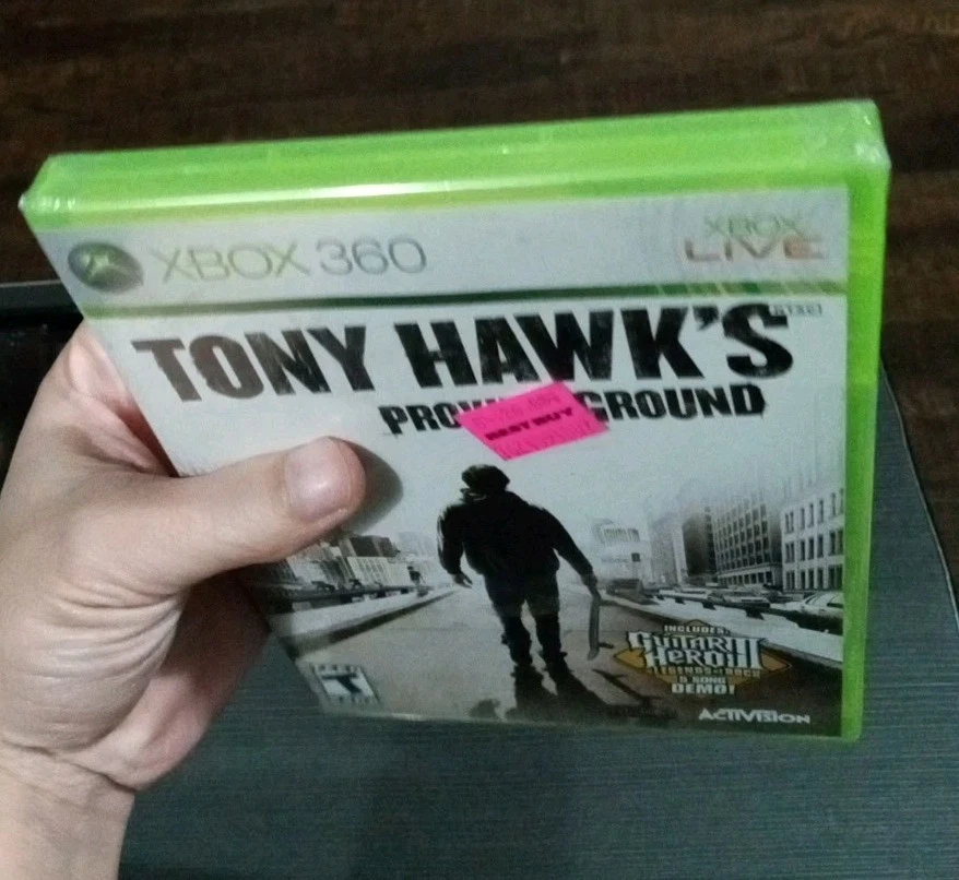 Tony Hawk's Proving Ground (Xbox 360, 2007) Factory Sealed (Tear On Seal As Pic) - Image 4 of 4