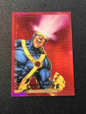 Cyclops 2024 Marvel Masterpieces 92 Platinum #13 Red Prism /492
