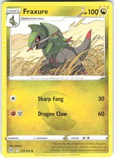 Fraxure 111/172 Brilliant Stars BRS NM Pokemon Card TCG