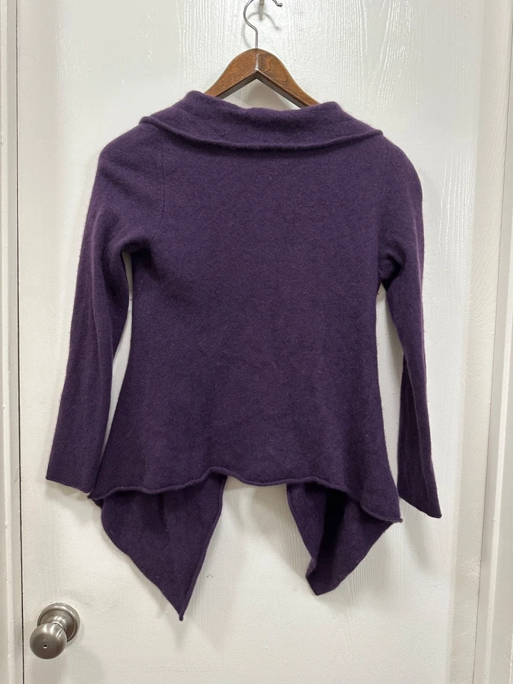 Kenar Women Cashmere cardigan purple L  (Flaws XS) - Image 2 of 4