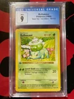 1999 Pokemon Base Set Bulbasaur 1st First Edition English #44 CGC Mint 9