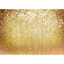 8x6FT Vinyl Photography Backdrop Golden Particles Speckle Background Dreamy F...