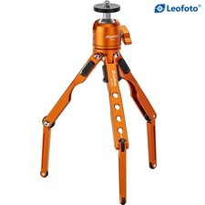  Leofoto USA Leofoto MT-03 Mini Spider Folding Tabletop Tripod Kit-Orange