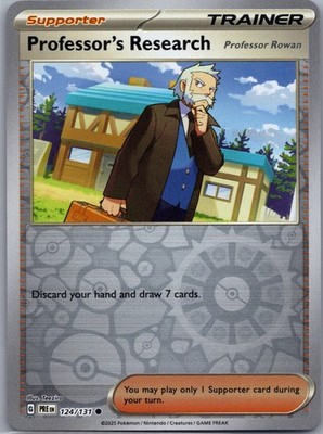 Professor's Research [Professor Rowan] Reverse Holo Common SV: Prismatic Evoluti