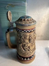 1988 Avon Indians Of The American Frontier Stein In Original Box 