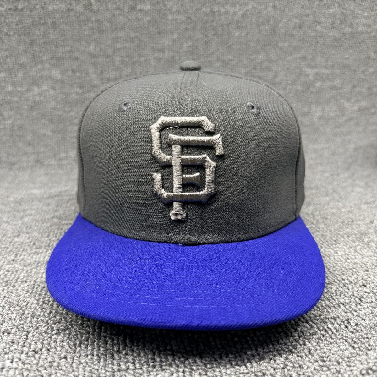 New Era 59FIFTY Boston Red Sox Pop Tonal Fitted Hat Charcoal Royal Blue Kids 6
