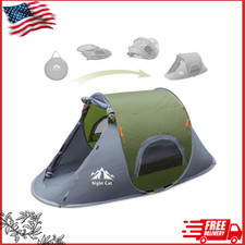 Night Cat Pop-up Camping Tent: 1 Person Tent, Waterproof
