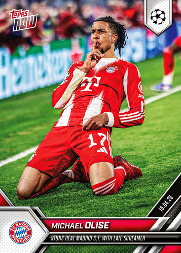 Michael Olise – Michael Olise - 2025-26 UCL Topps NOW® - Card 125 - PR: 2784