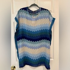 Sheer Tunic Cover-Up Top NWT OS