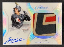 2025 Panini Flawless #PPA-SDC Slade Caldwell Diamondbacks Patch On-Card Auto /10