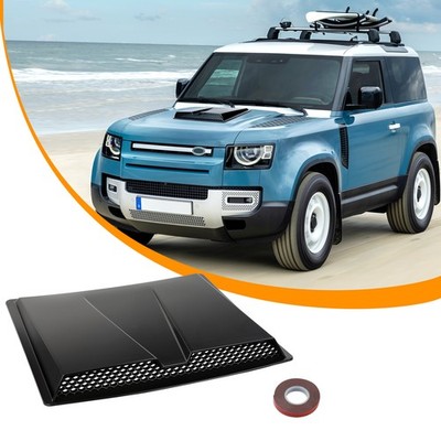 Universal Glossy Black Car Decor Air Flow Intake Hood Scoop Vent Bonnet Cover US