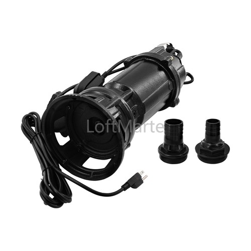 220V 1PS 4200 GPH 2''NPT Abwasserschleifer Pumpe für Keller Sumpf Becken Abwasser Brunnen - Bild 9 von 17