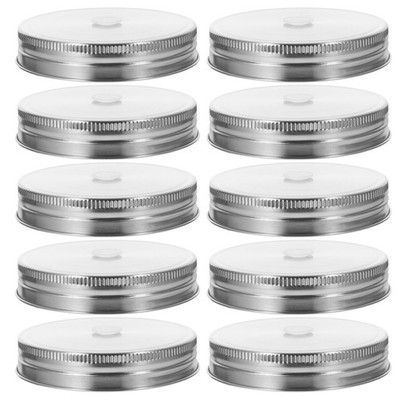10 Pcs Deckel Marmeladengläser Konservendosen Weithals-Glasdeckel