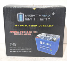 Mighty Max YTX12-BS GEL 12 Volt 10 Amp Rechargeable Battery