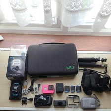 GoPro HERO 8 Black Action Camera - Huge Accessories Bundle - Hard Case - VGC 