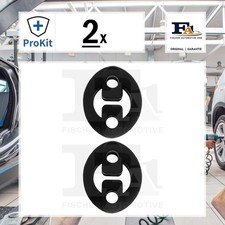2x ORIGINAL® Fa1 Halter, Abgasanlage Links, Rechts für VW TARO Opel KARL AGILA